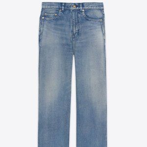 Saint Laurent ORIGINAL JEANS IN SUN DIRTY BLUE DENIM
